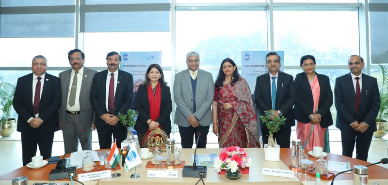 Petroleum Secretary lays foundation stone for EIL’s Compressed Biogas (CBG) Project at Halkarni, Maharashtra  